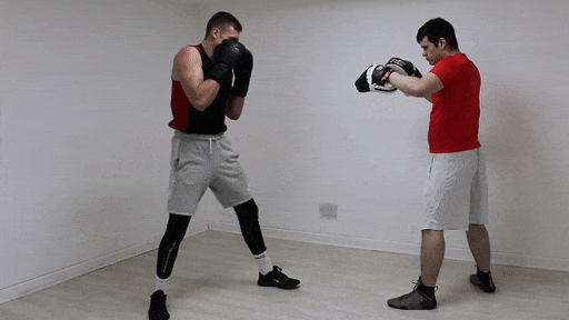 The left uppercut and cross combination