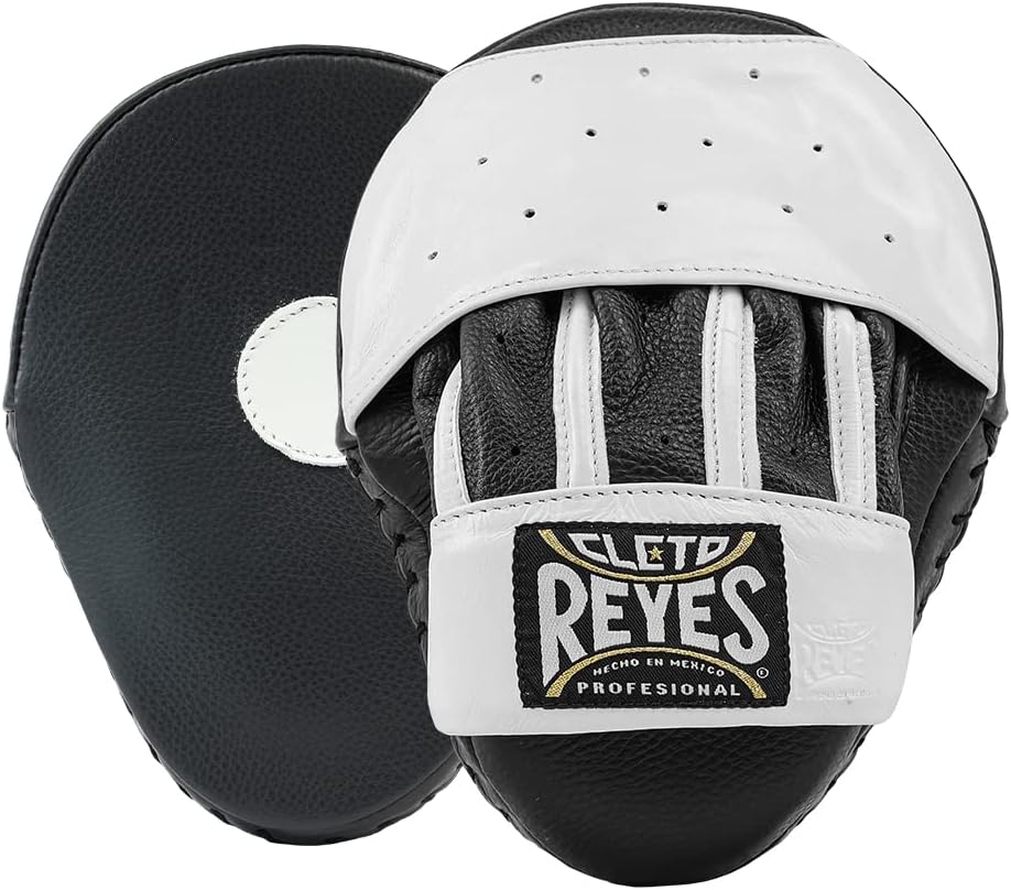 Boxing focus pads made from leather from the Cleto Reyes brand.