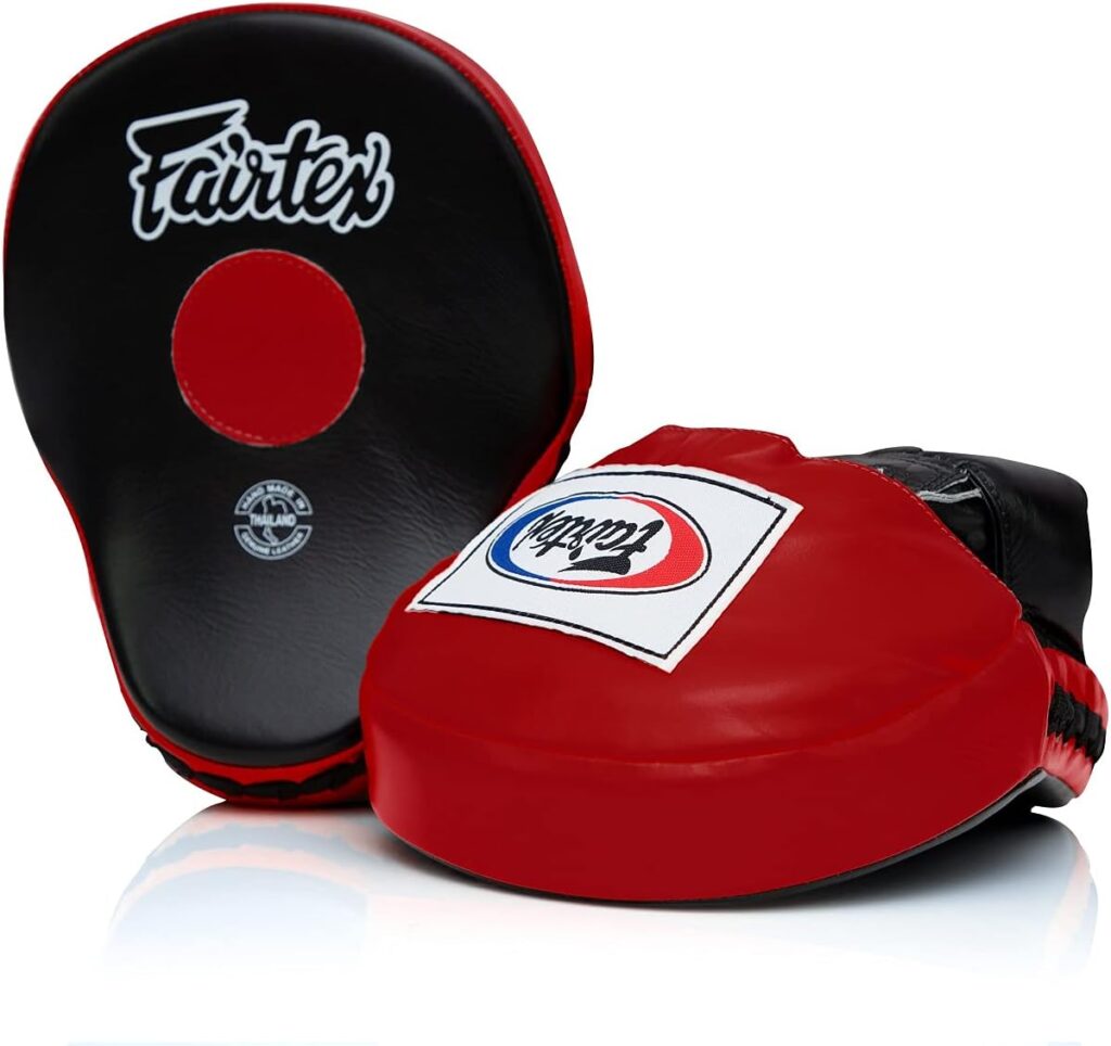 The Brand Fairtex's FMV9 boxing focus mitts.