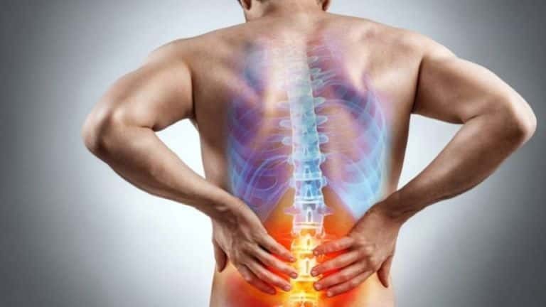 back-pain Image depicting lower back pain.